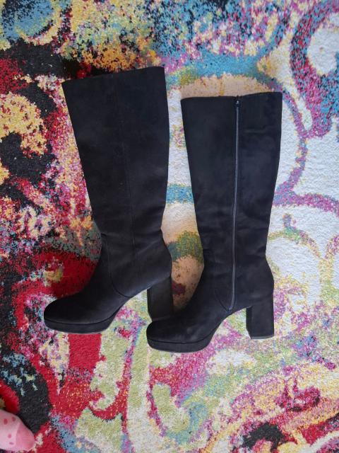 Schwarze Graceland Stiefel mit Absatz