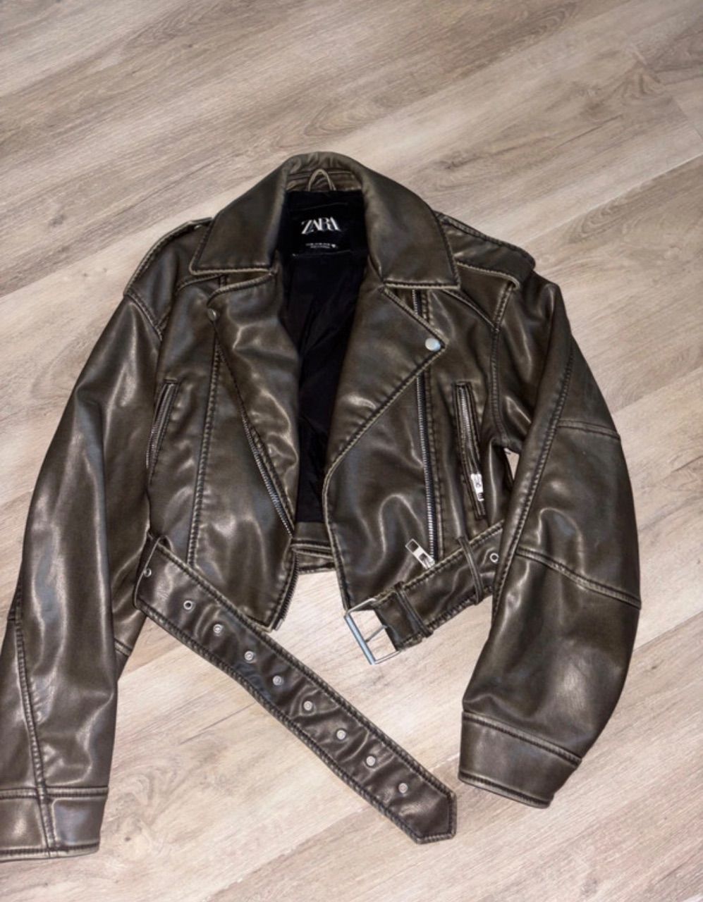 Zara Zara Lederjacke  Size XS