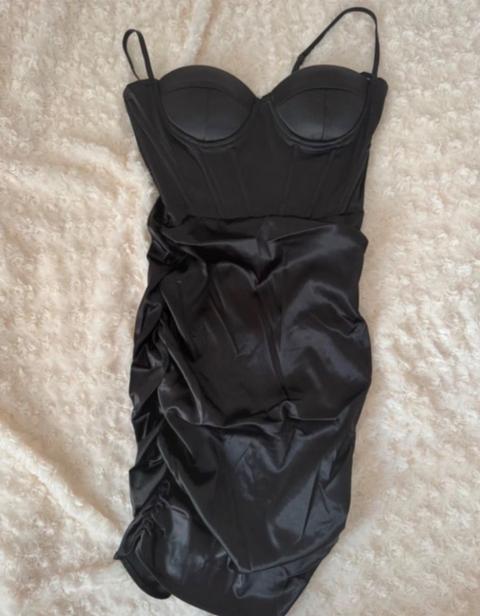 Zara Mini Kleid leder Size XS