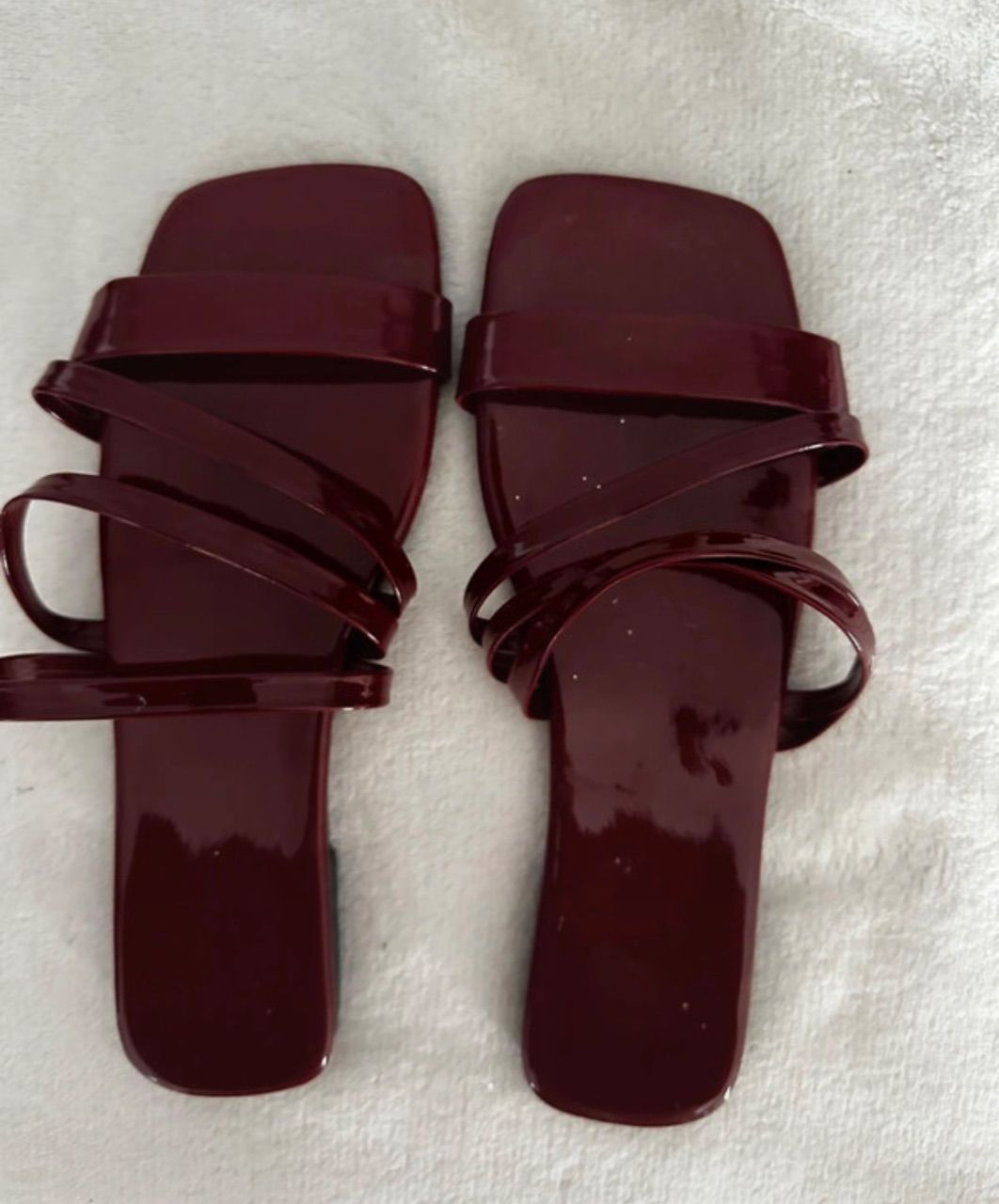 SHEIN  Bordeaux Sandalen Size 37