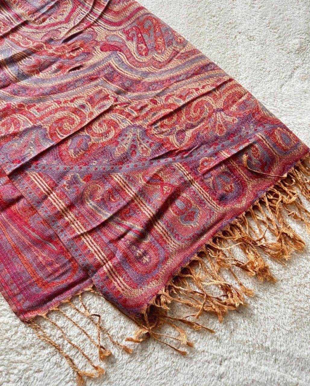 Ohne Marke Pashmina Kopftuch 