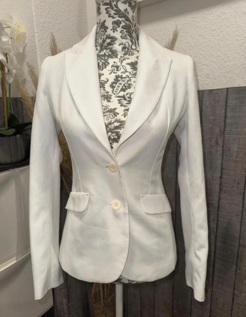 Orsay Orsay Blazer weiĂź Gr. 32 XS elegant tailliert Business Size 32
