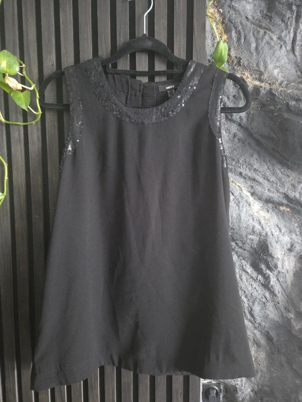 Mexx Glitzer Bluse Tanktop Size 40