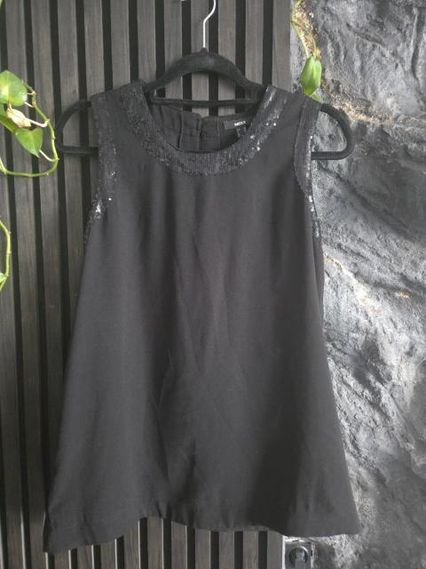 Mexx Glitzer Bluse Tanktop Size 40