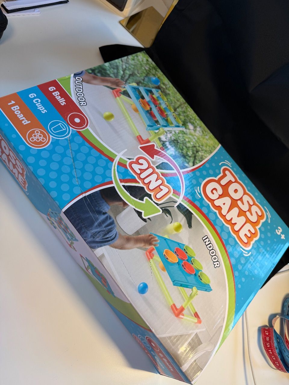 Toss Game Toss Game 2-in-1 – Cup-Pong/Toss-Spiel – komplett & unbespielt