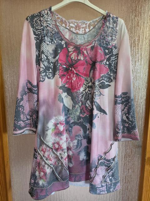 Biba Tunika gr.42 bunt mit Print