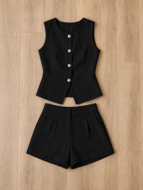 Ohne Marke Schwarzes Set Size S