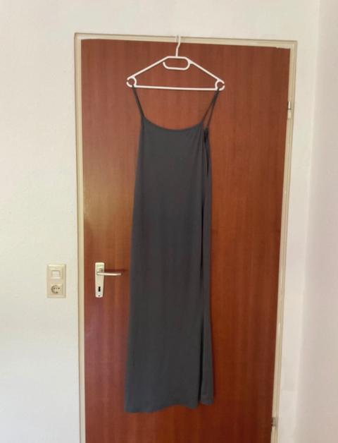 Ohne Marke Elegantes schwarzes Maxikleid mit Spaghettiträgern Size Einheitsgröße