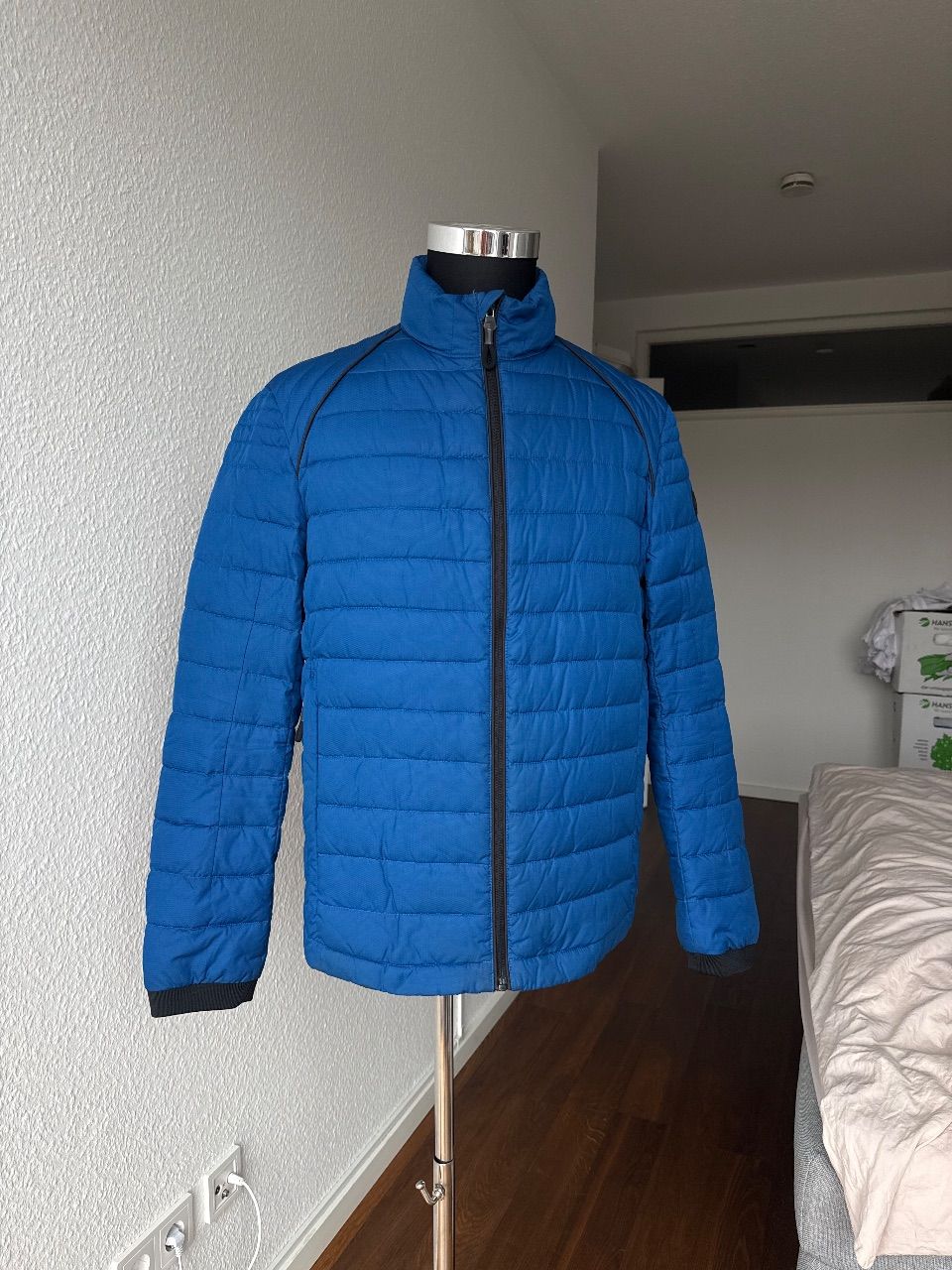 McNeal Mcneal Steppjacke / Übergangsjacke – Blau – Gr. L Size L