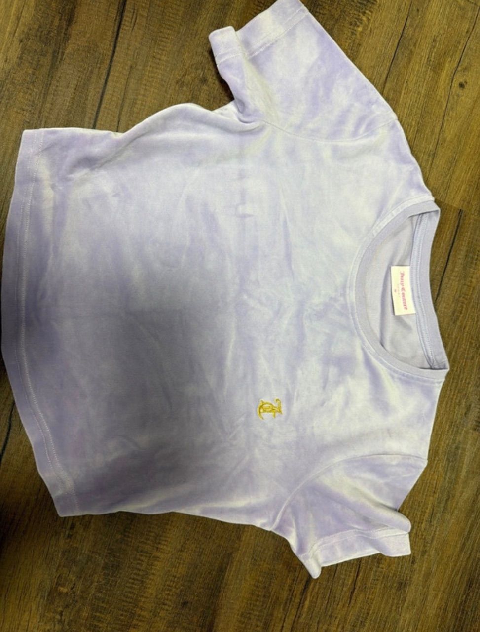 Juicy Samt tshirt cropped :) Size M