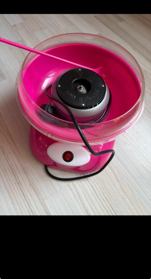 Zuckerwatten Maschine in pink