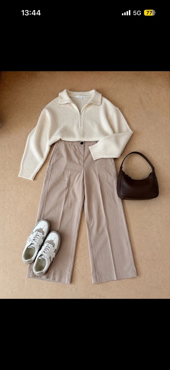 Bershka  Beige Hoee Size 38