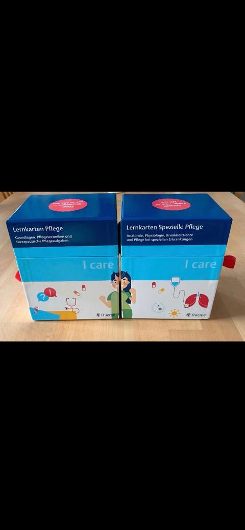 I Care Pflege Lernkarten Set