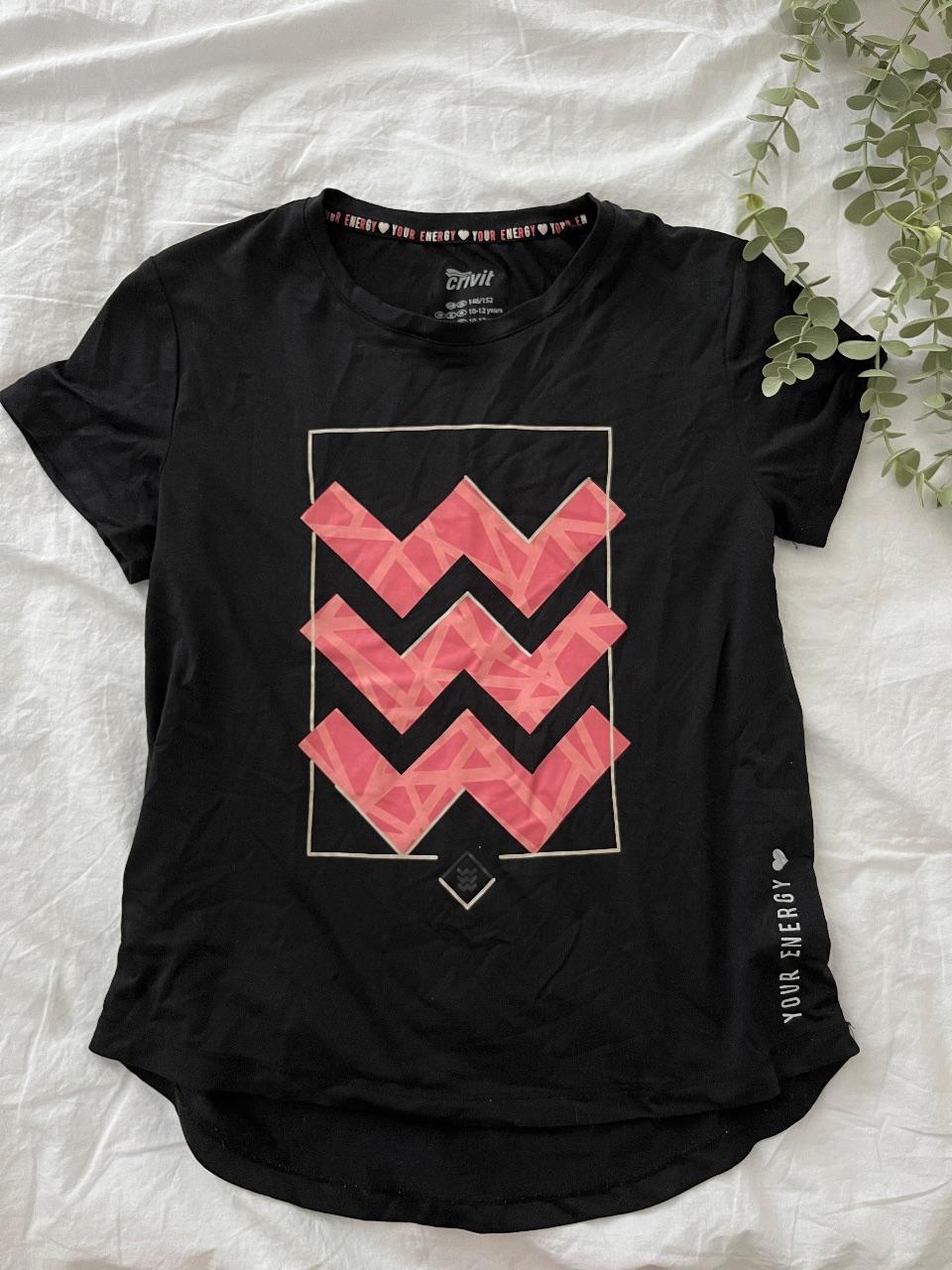 Schönes schwarzes Sport Tshirt von Crivit gr. 146/152 neu
