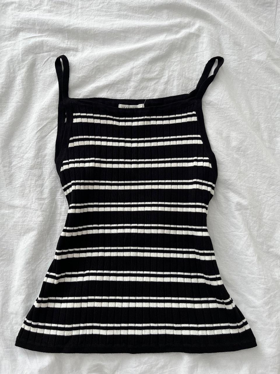 Weiß schwarz gestreiftes Trägertop Gr.M Neu H&M