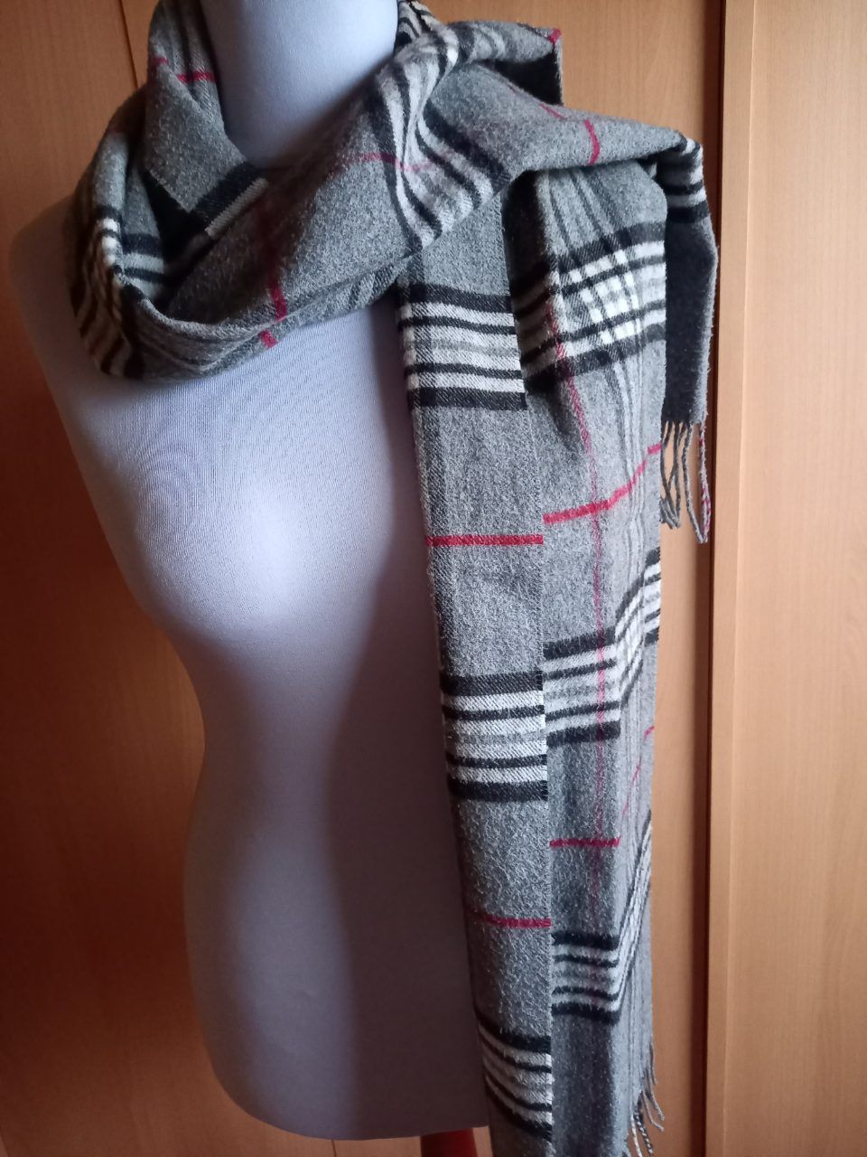 Ohne Marke Schal Winterschal kariert 