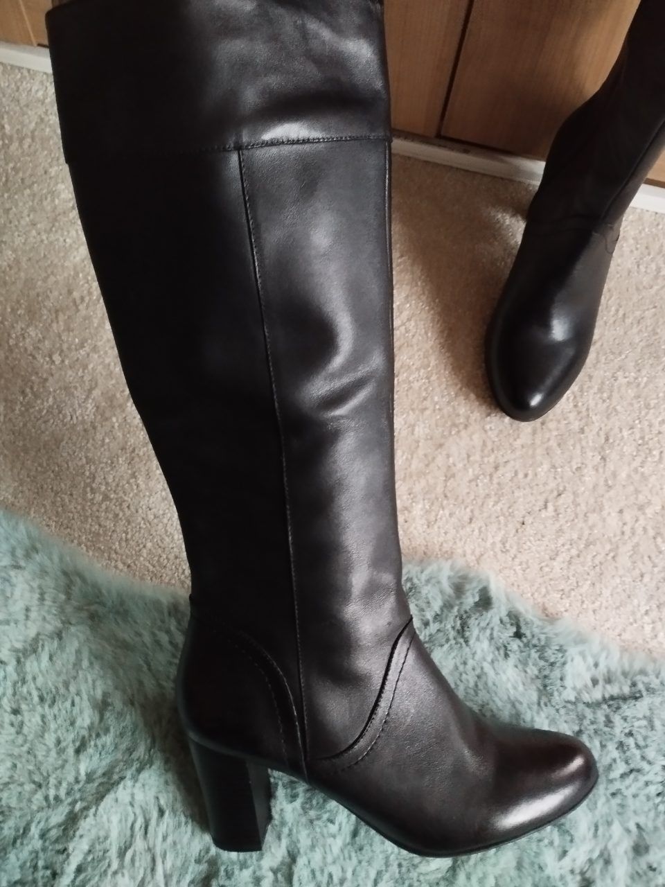 Caprice Caprice Lederstiefel hohe Stiefel Gr. 38,5 Size 38
