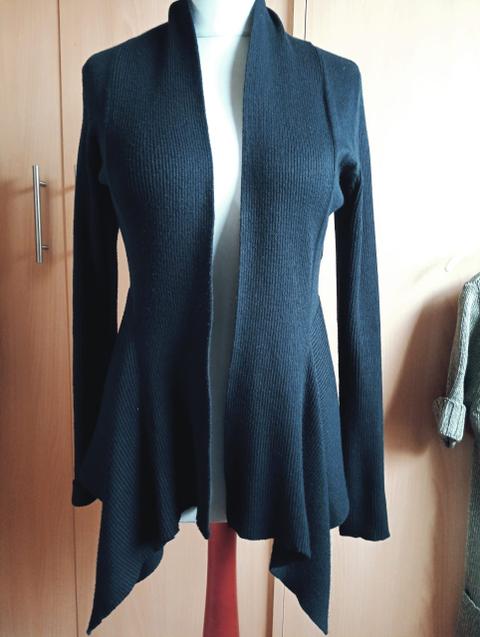Ohne Marke Strickjacke ausgefallen Cardigan Zipfel Size M