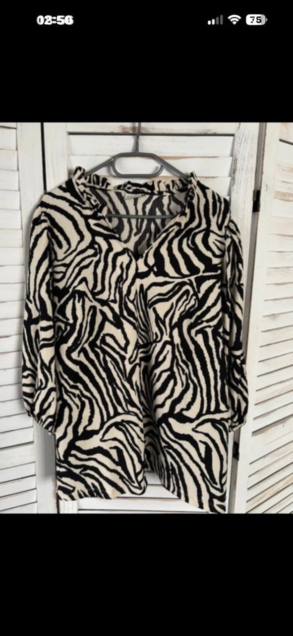 Kaffe Curve Bluse 3/4 Arm Size 44