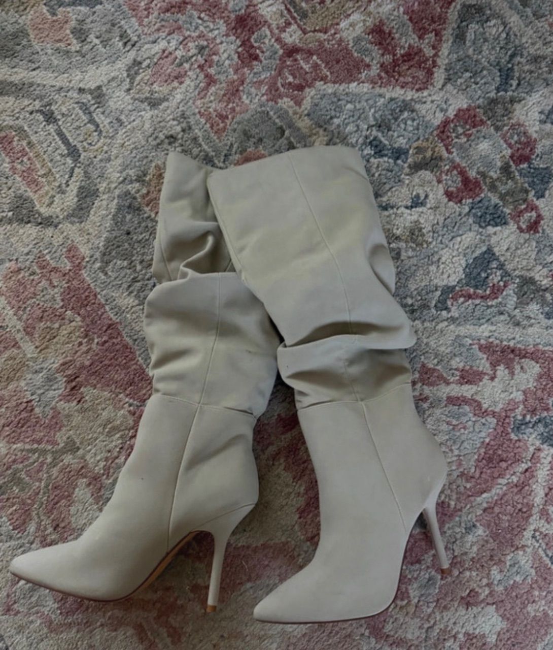 Zara Beige Stiefel gr 39 Size 39