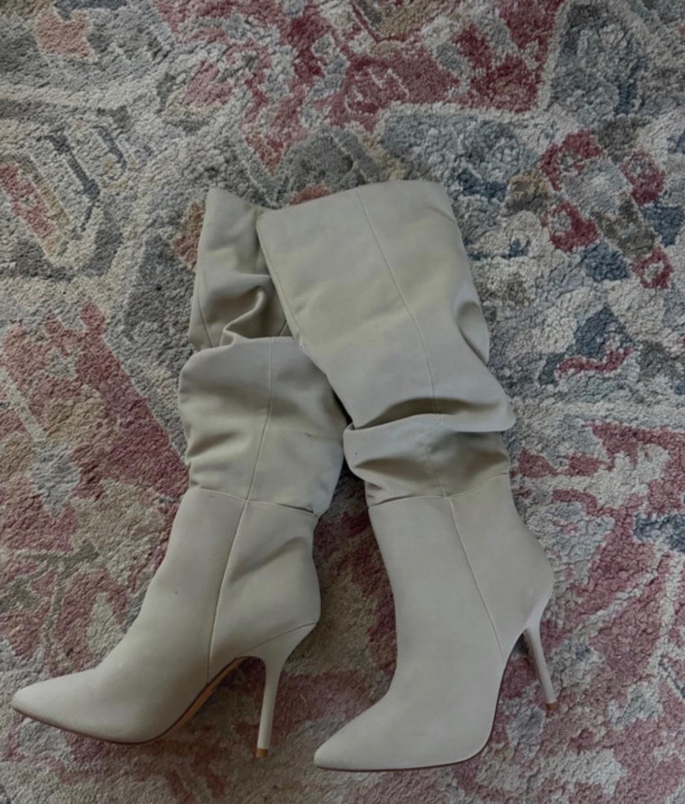 Beige Stiefel gr 39