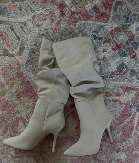 Zara Beige Stiefel gr 39 Size 39