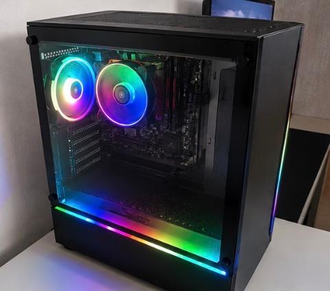 Sonstige Gaming-pc/ multimedia pc - Ryzen 5 5600G |16 GB RAM SSD+ HDD RGB Size Keine Ahnung