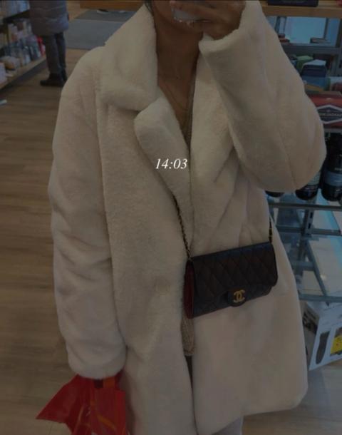 bershka berskha mantel Size S