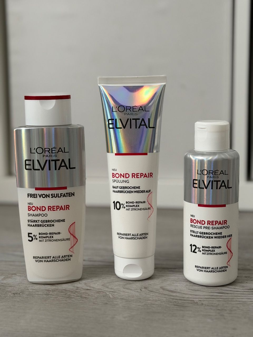 Loreal elvital L’Oréal Elvital Bond Repair Haarpflege-Set neu