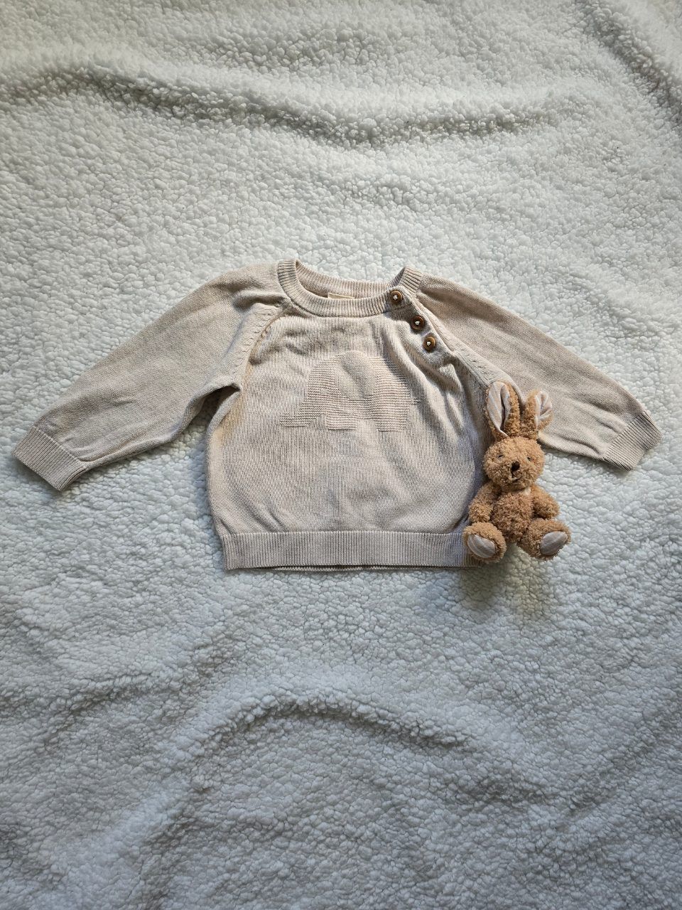 Alana ALANA Baby Stricke Pullover mit Elefanten-Muster (Gr. 68) Size 68