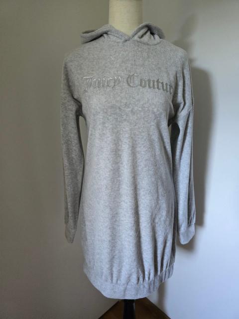 Juicy Couture Juicy Couture Hoodie Kleid Gr 14 15 Jahre – Grau Velours Y2K Trend Size 164