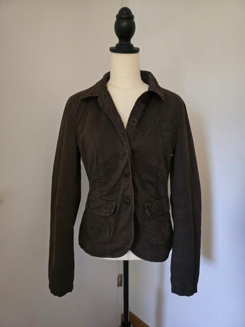 Marc O'Polo CAMPUS by Marc O'Polo Utility Canvas Jacke M – Braun Y2K Vintage 100% Baumwolle Size M
