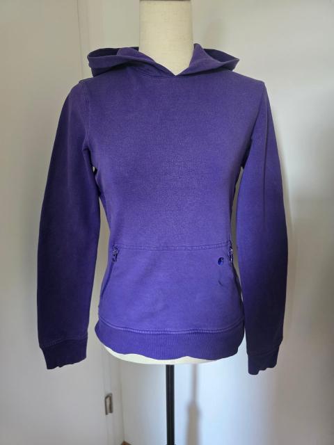 Carhartt Carhartt W Hooded Cheer Sweat Hoodie S – Violett Baumwolle Streetwear Size S