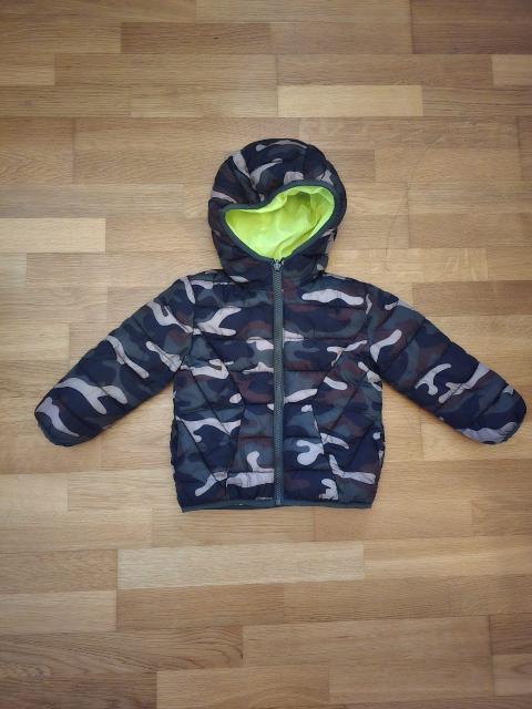 Mango Mango Baby Wendejacke 98 – Camouflage Neongelb Puffer Size 98
