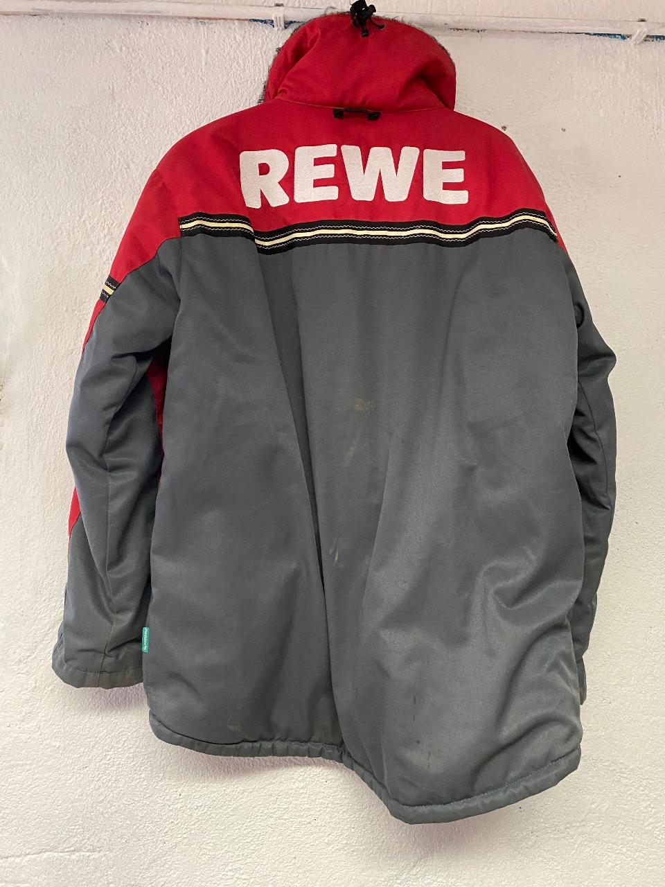Fortdress REWE Logistik Tiefkühljacke / Arbeitsjacke / Kühlhausjacke Gr. M – Rot
