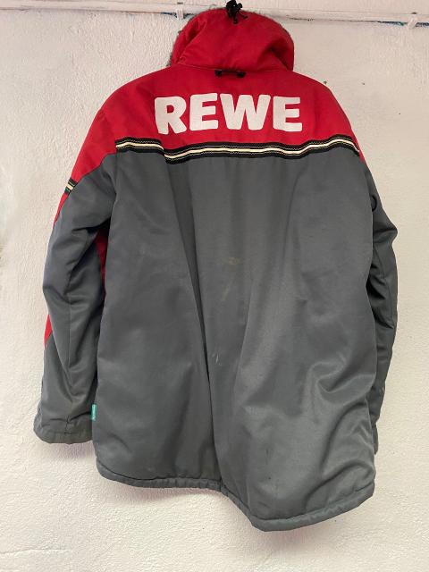 Fortdress REWE Logistik Tiefkühljacke / Arbeitsjacke / Kühlhausjacke Gr. M – Rot Size M