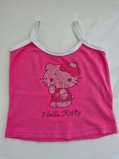 Ohne Marke Hello Kitty Trägertop Pink Kinder Größe 98/104 Size 98