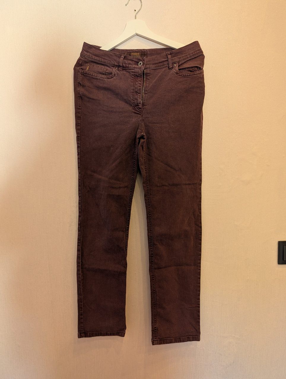 Zerres Damenjeans in einen Braun/lilaton von Zerres in Gr.38 Size M