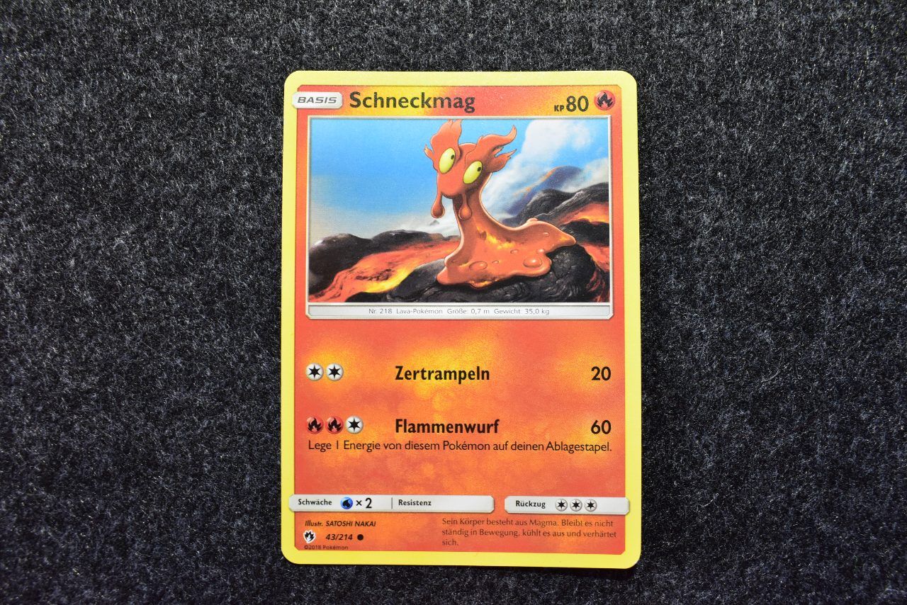 Pokemon Pokemon Karte Schneckmag 43/214 Echo des Donners Deutsch