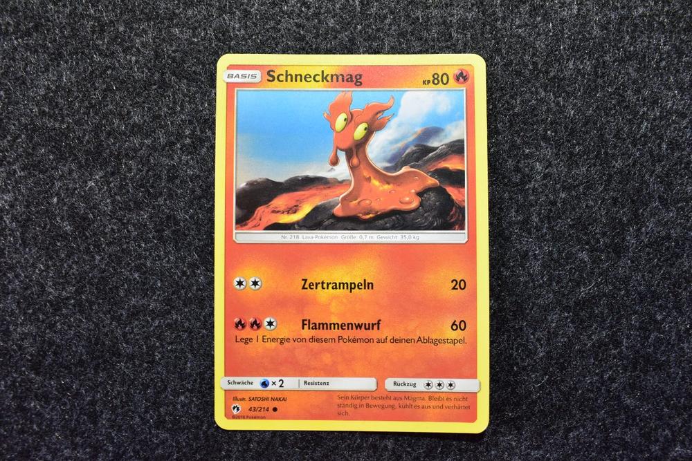 Pokemon Karte Schneckmag 43/214 Echo des Donners Deutsch