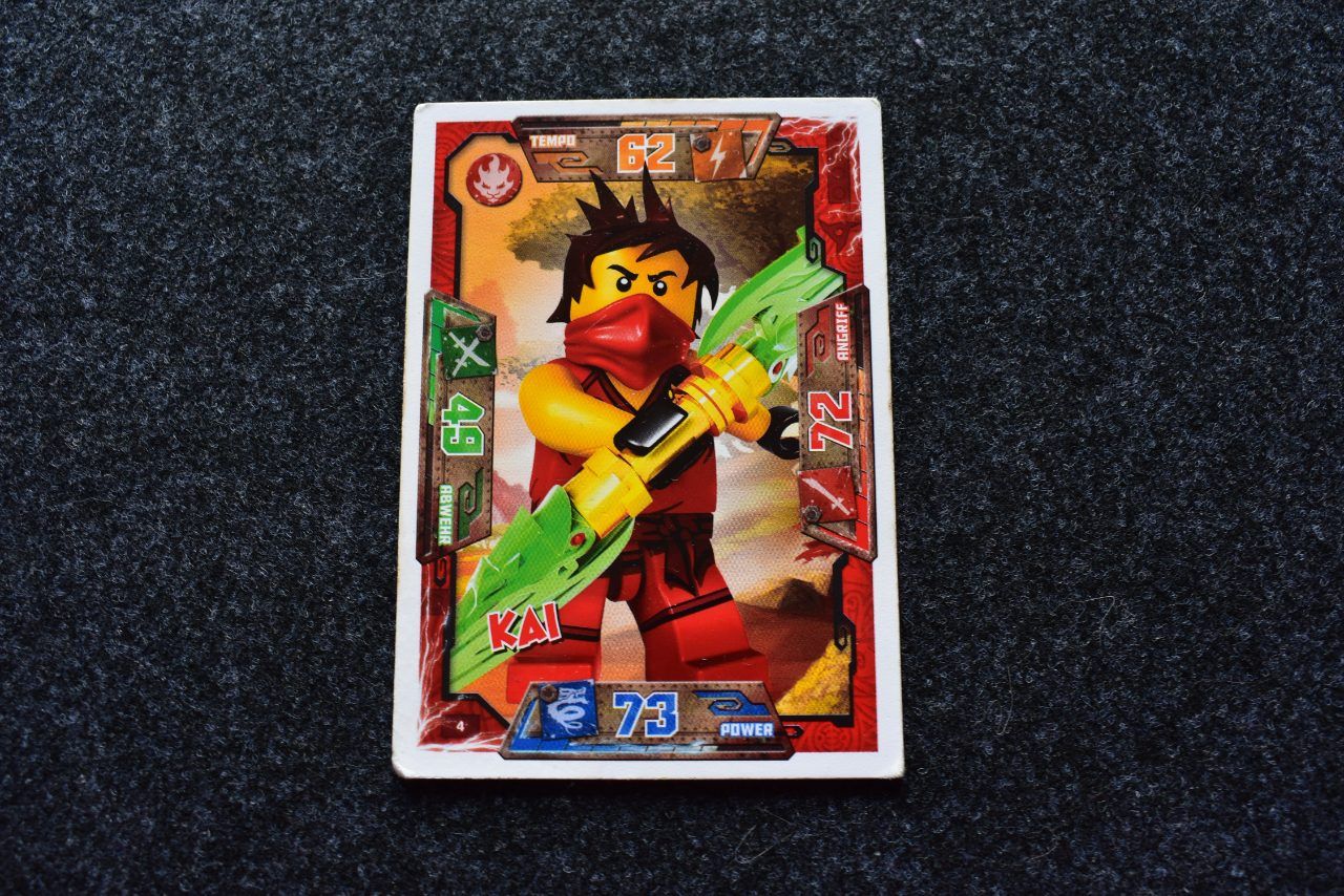 Lego Ninjago Lego Ninjago Karte Kai Nr. 4 Serie 1 von 2016