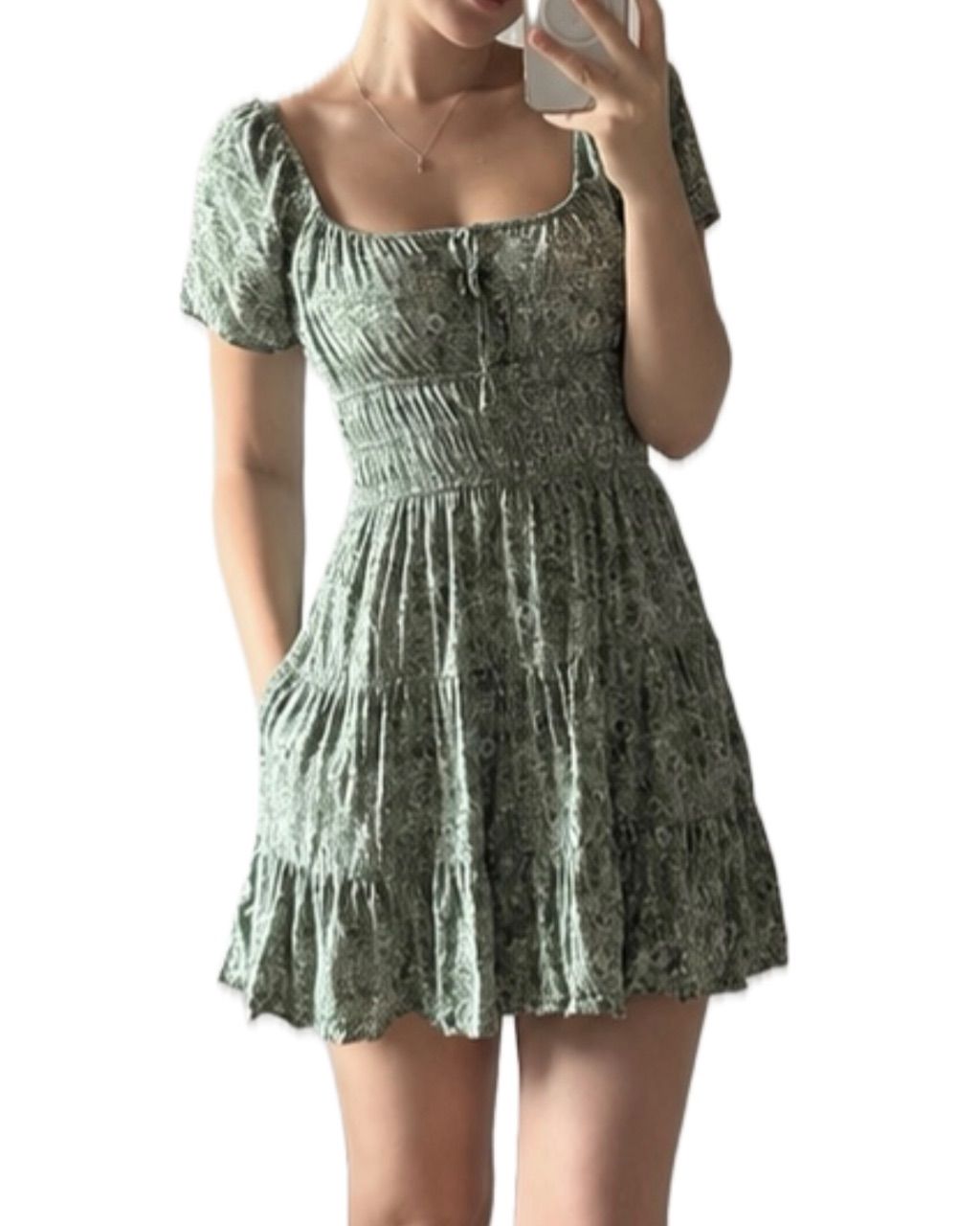 Hollister Hollister Open Back Channeled Skort Dress | Gr. S | Farbe Pineapple | Wie neu Size S