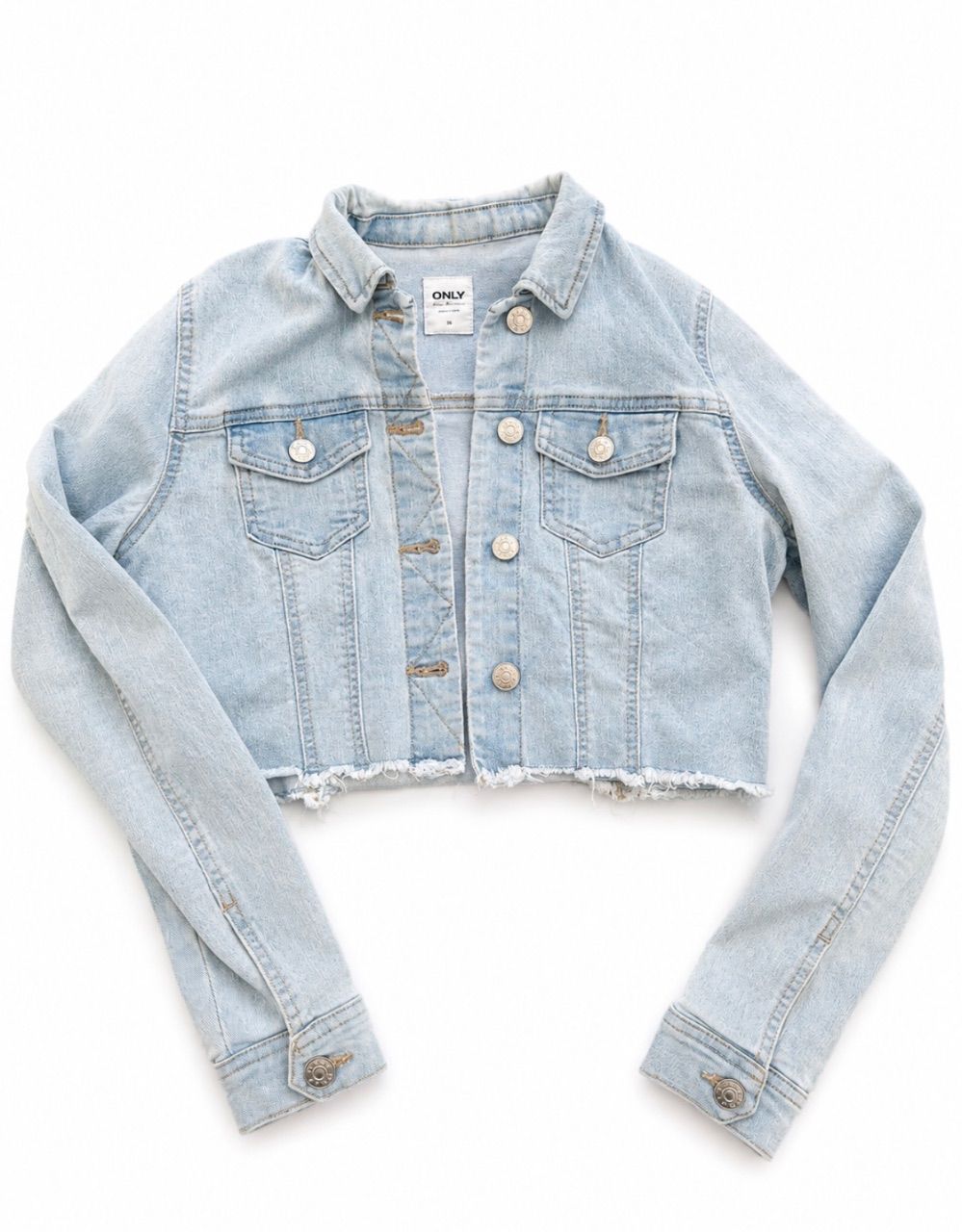 Only Hell blaue Jeansjacke cropped  Size XS