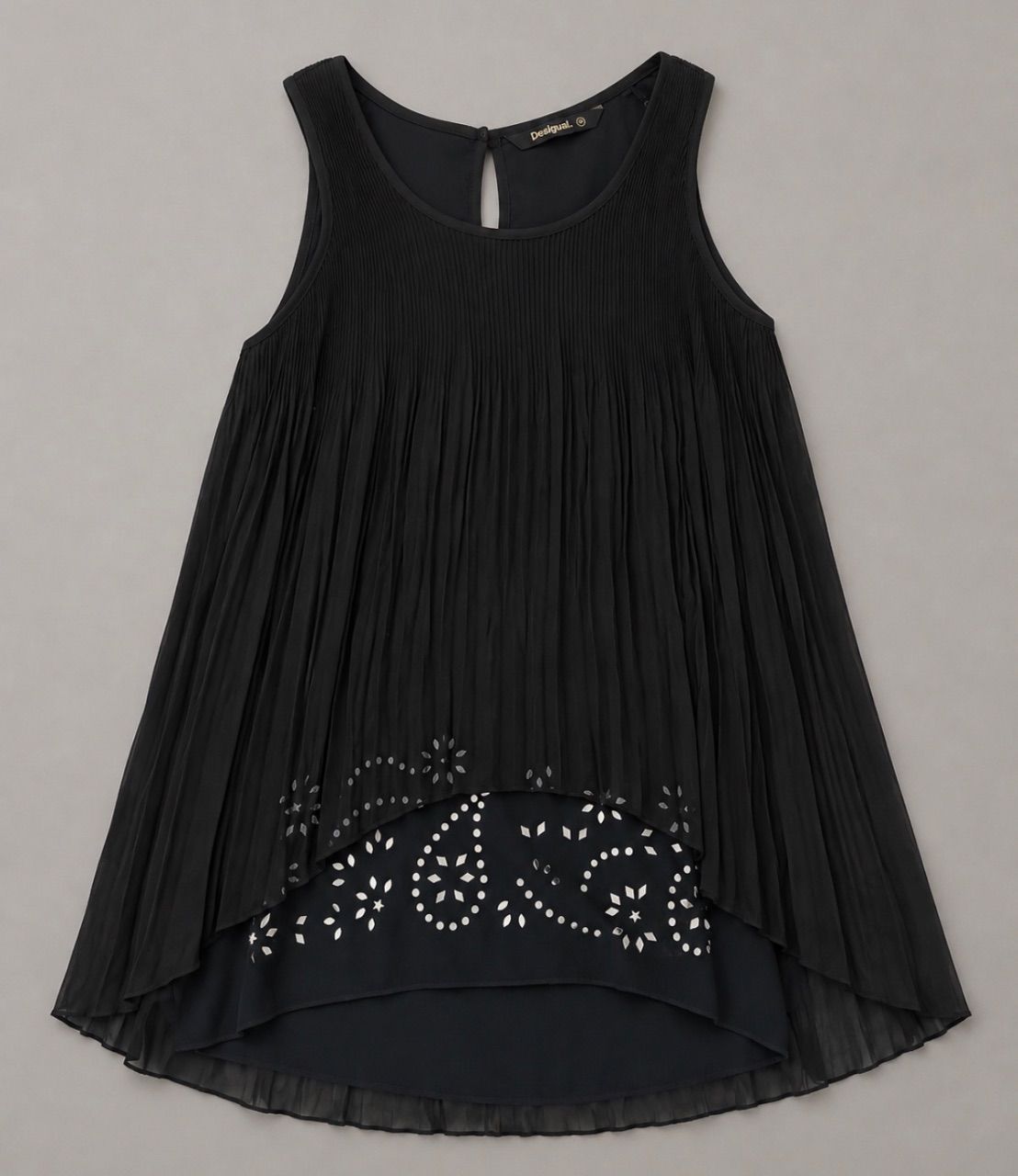 desigual  schwarze tunika mit glitzerstein Size XS