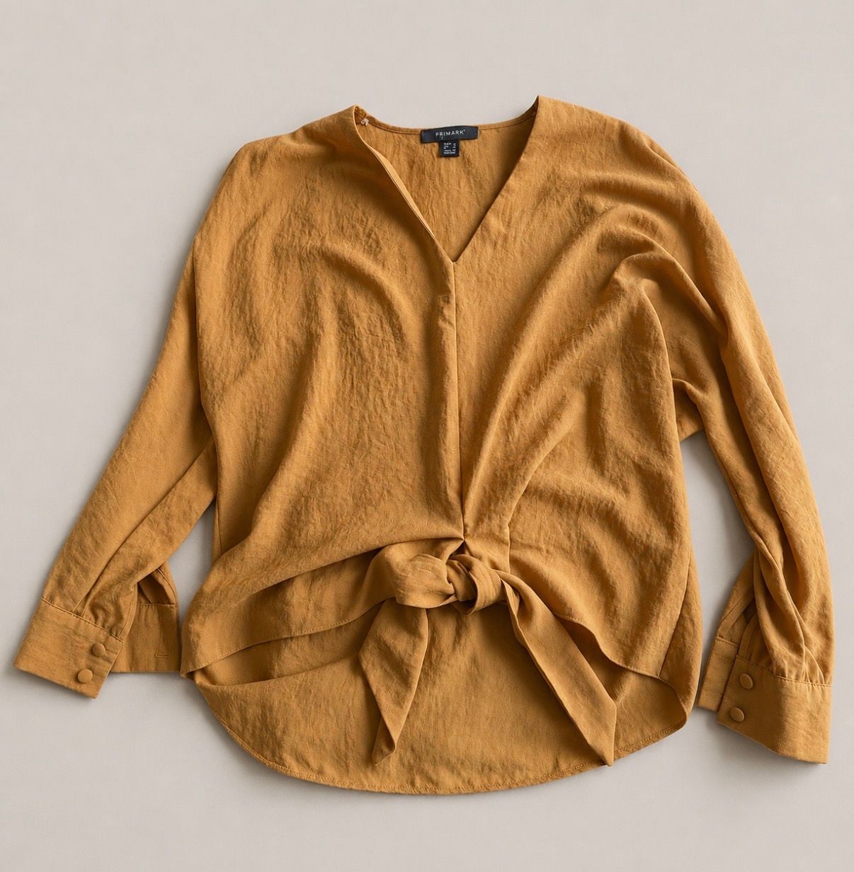 Primark gelbes top zum schnüren  Size S