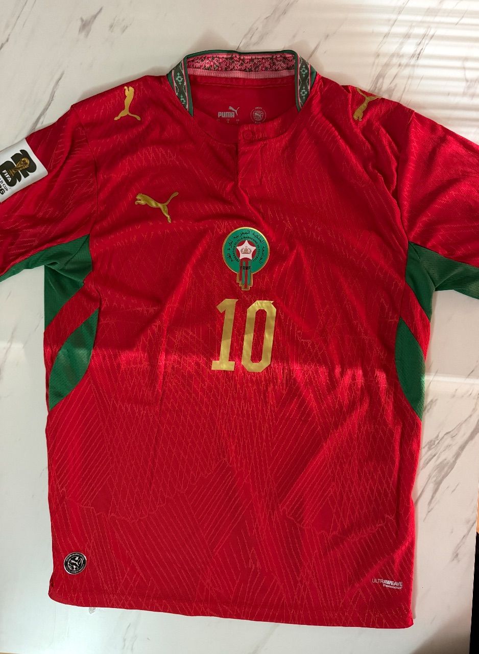 Puma WM Trikot 2026 | Marokko - Heim | #10 Brahim Size M