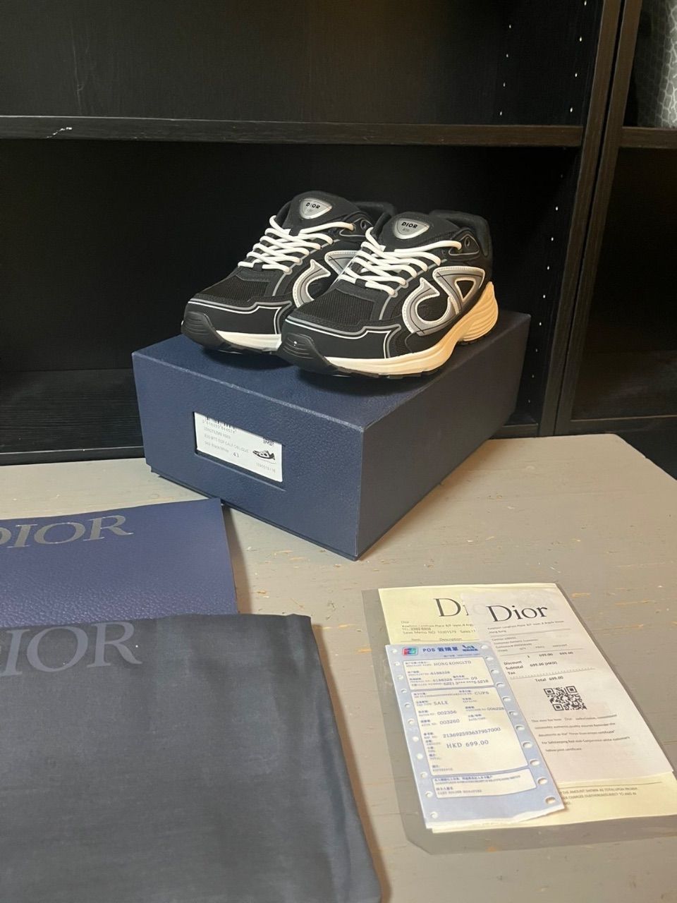 Dior Dior b30 schwarz weiß  Size 43