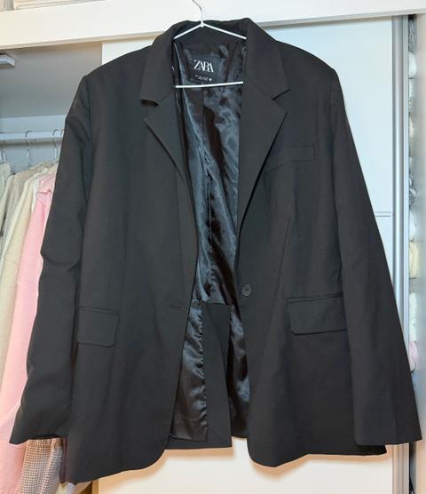 Zara Blazer in Schwarz – Größe L