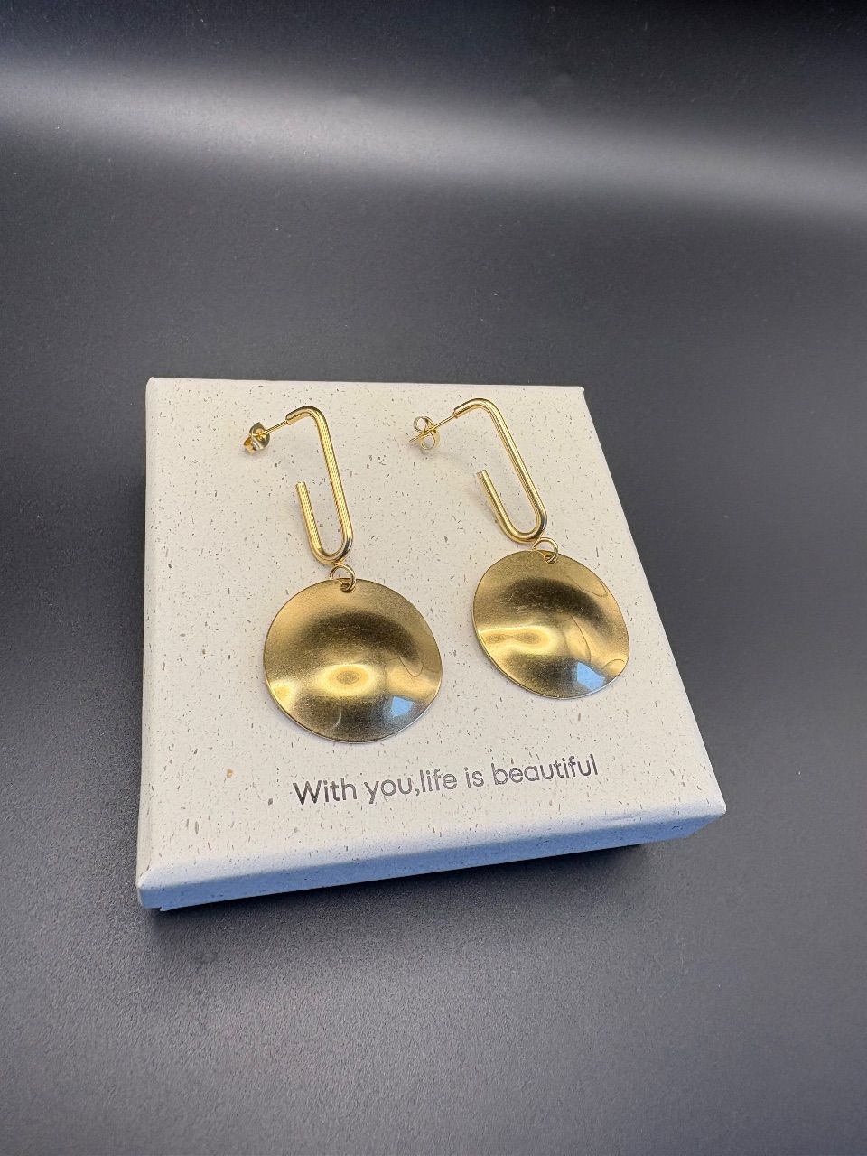 Keine Marke  Ohrstecker Goldfarben  Size Einheitsgröße