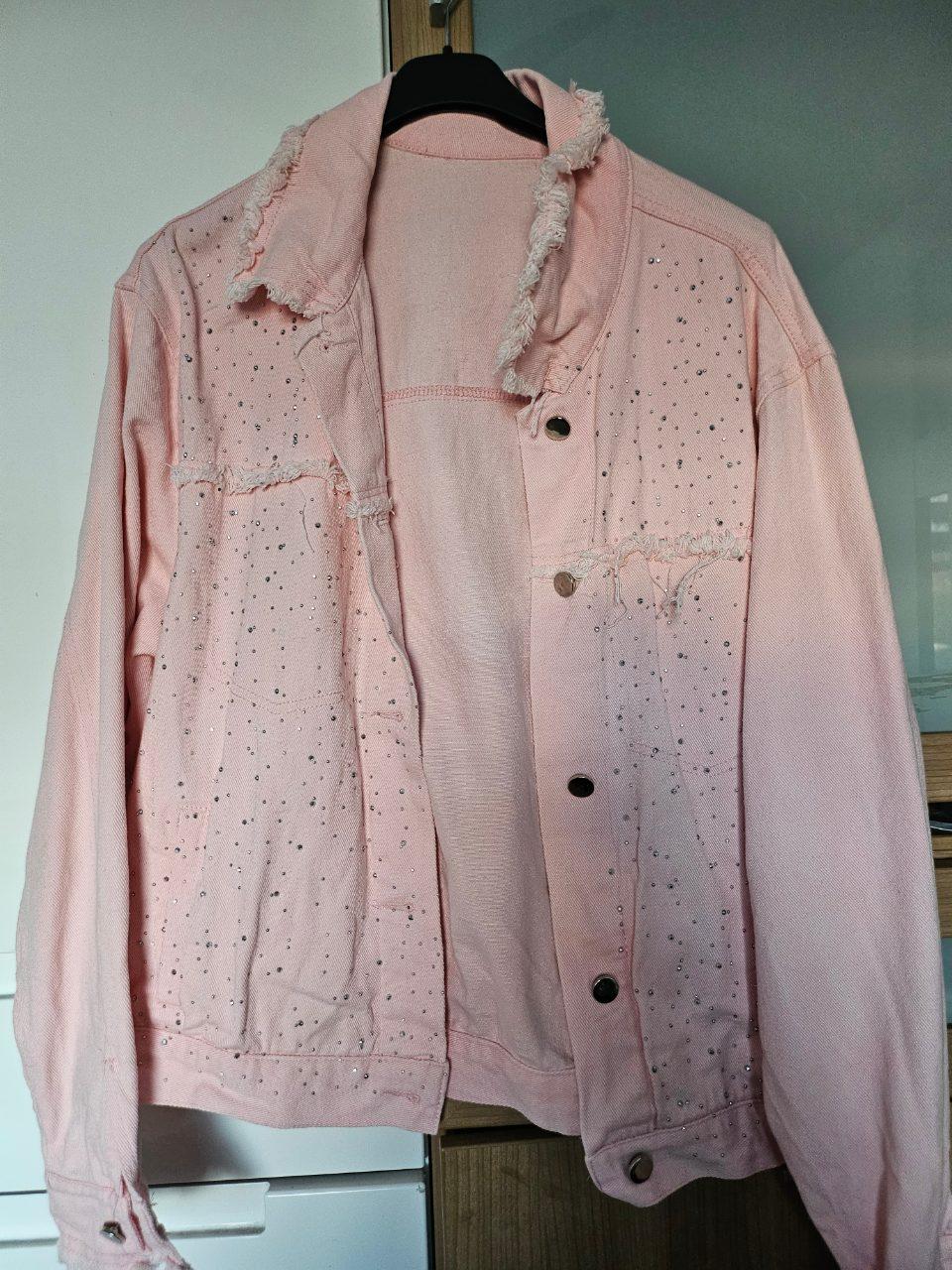 Jeansjacke rosa Gr. 42-44
